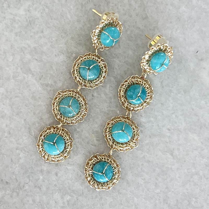 Handmade Crystal Earrings