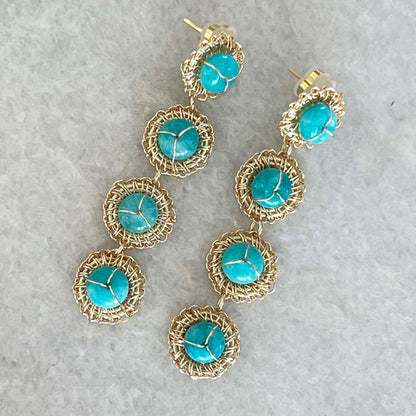 Handmade Crystal Earrings