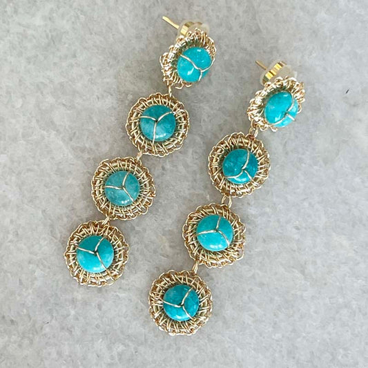 Handmade Crystal Earrings