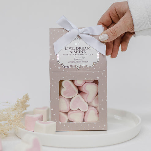 Marshmallows "Live, dream & shine"