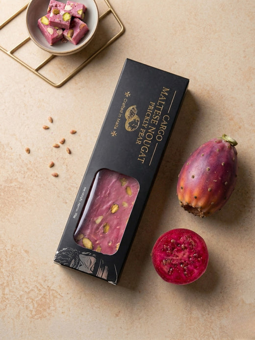 Homemade Nougat Soft Prickly Pear