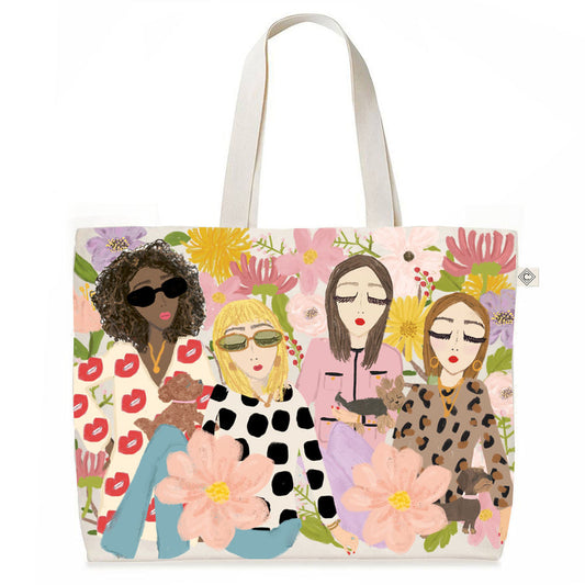 Fashion Garden Girls Tote Bag