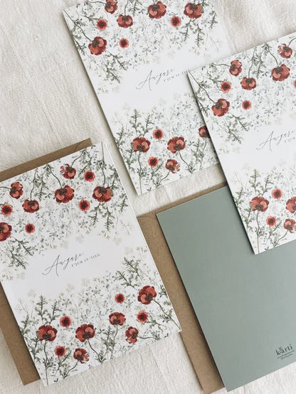 Wedding Card  (English or Maltese)