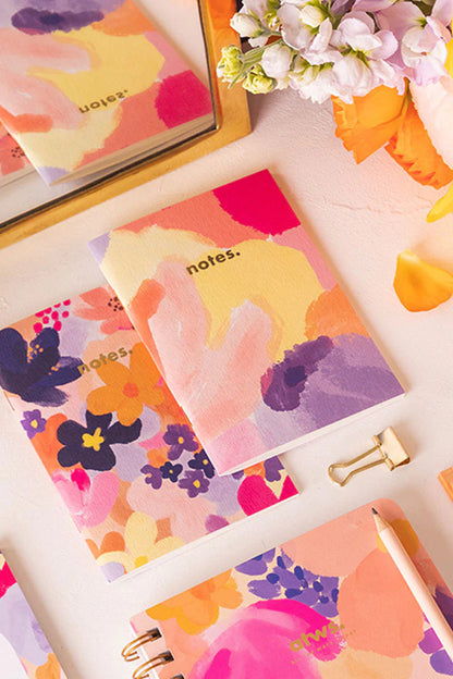 Duo Flower Garden Pocket Notebook