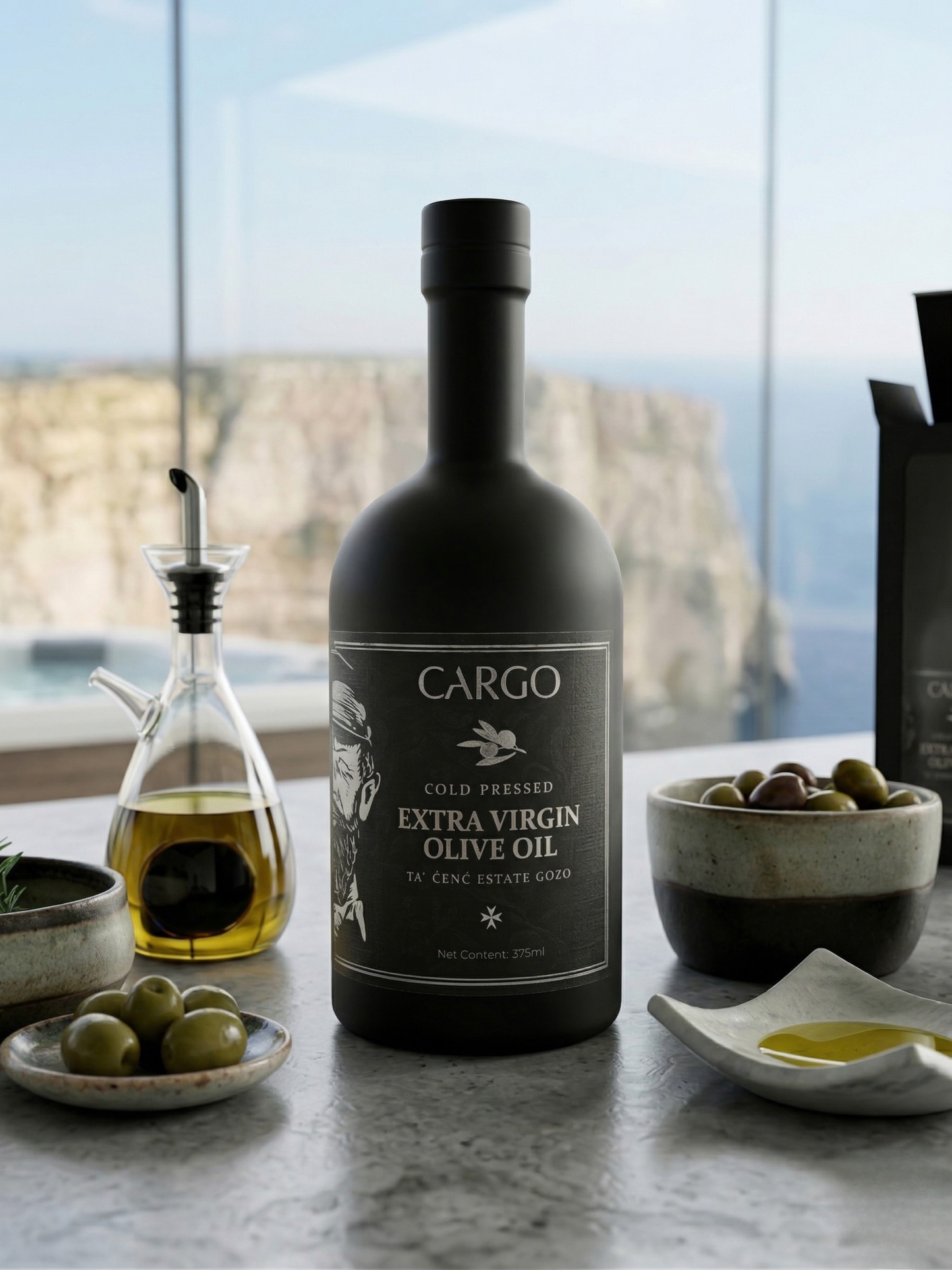 Premium Extra Virgin Olive Oil by Cargo (375ml)