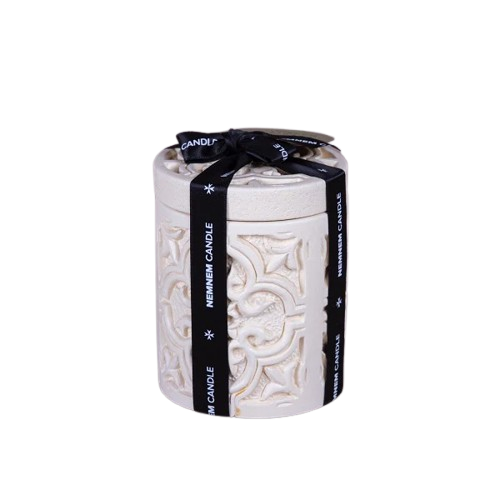 Small Cylinder Maltese Tile Beige