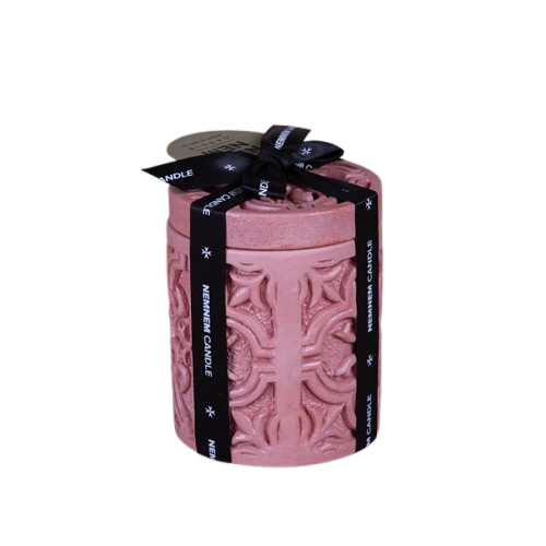 Small Cylinder Maltese Tile Pink
