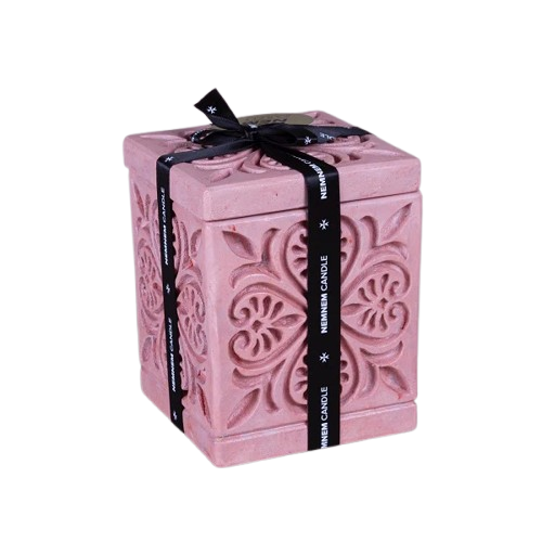 Large Cube Maltese Heart Pink
