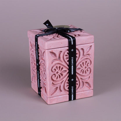Large Cube Maltese Heart Pink