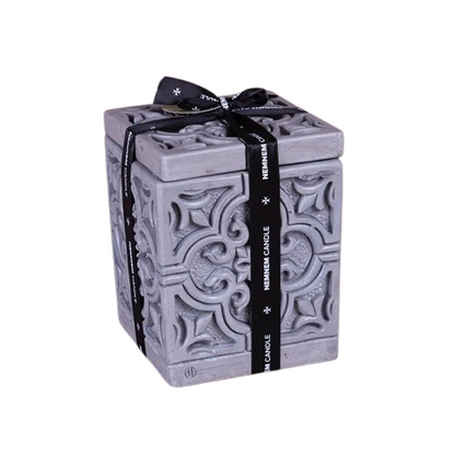 Large Cube Maltese Tile Grey