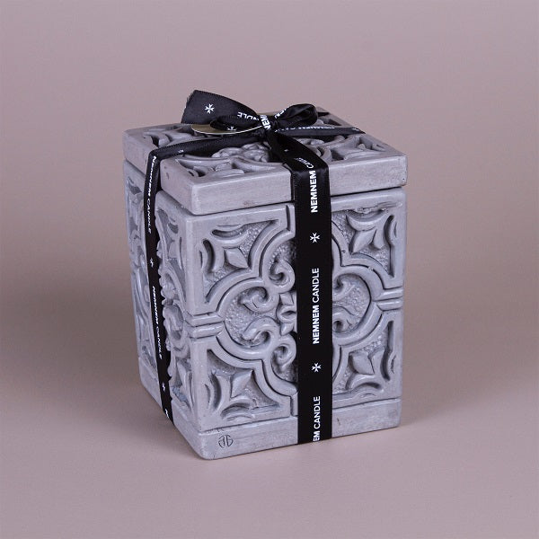 Large Cube Maltese Tile Grey