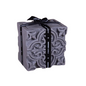Large Square Jar Full Maltese Tile Grey