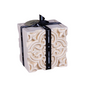 Large Square Jar Full Maltese Tile Beige