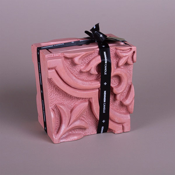 Large Jar Quarter Maltese Tile Pink