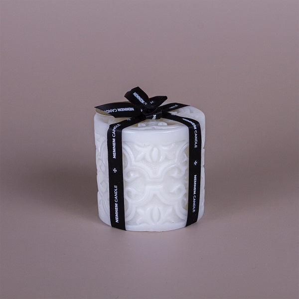 Candle Nova Cylinder Large Maltese Tile