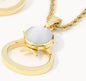Pure Love Maltese Cross Habbata Necklace White