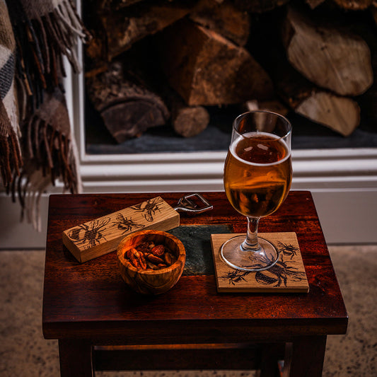 Oak Coasters Bee by 2