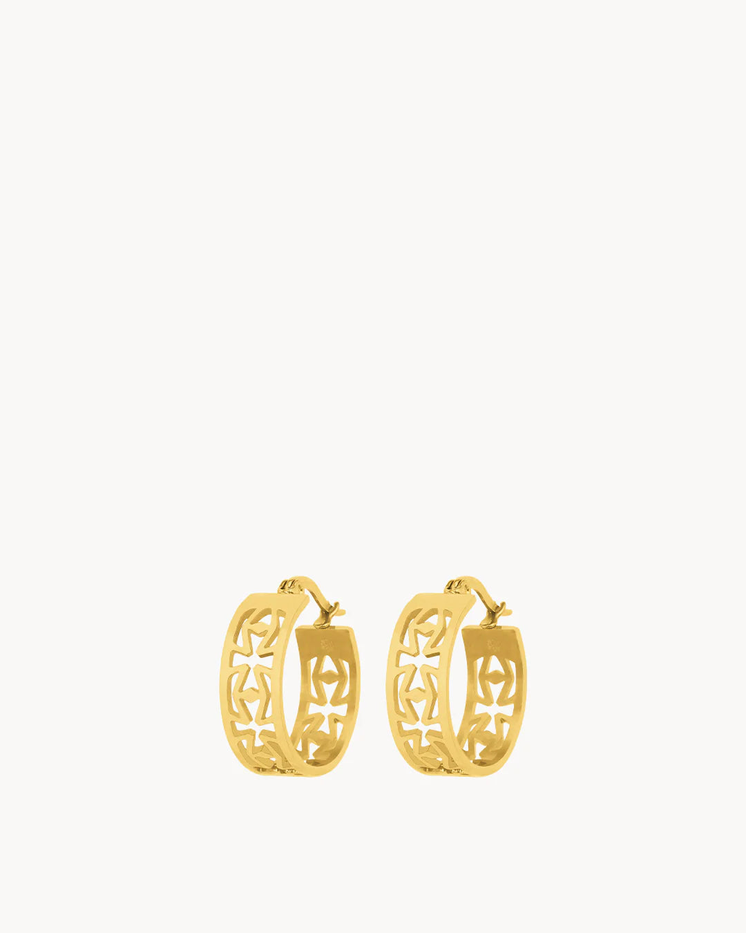 Hollow Kavallieri Hoop Earrings
