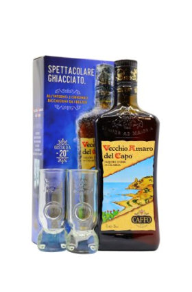 Amaro Del Capo Gift Pack with Glasses
