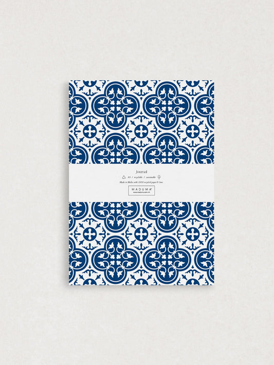 Maduma A5 Ruled Journal Blue Car