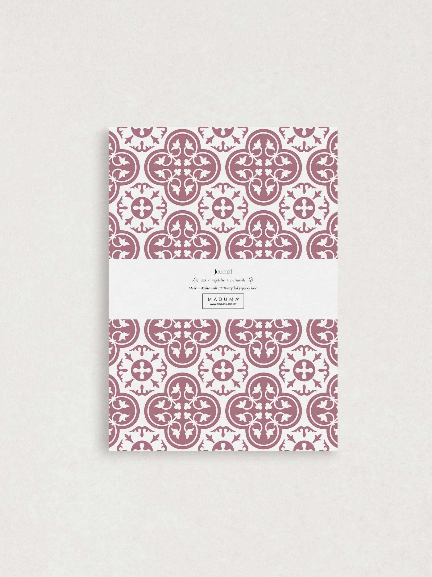 Maduma A5 Ruled Journal Rosa Car
