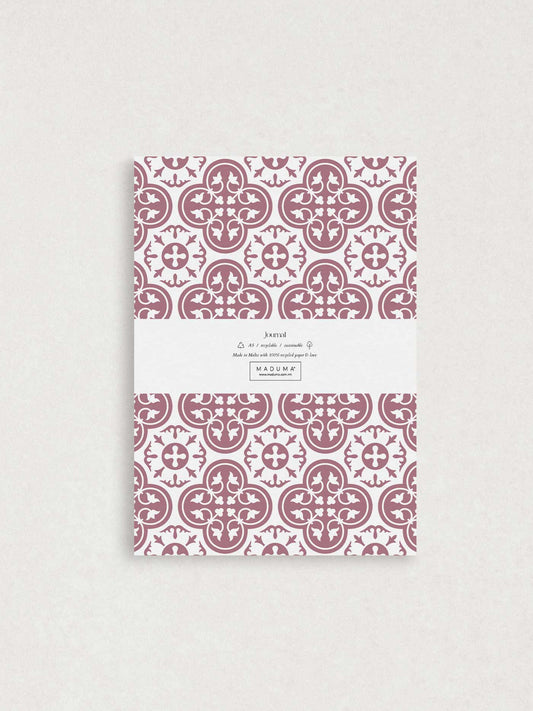 Maduma A5 Ruled Journal Rosa Car