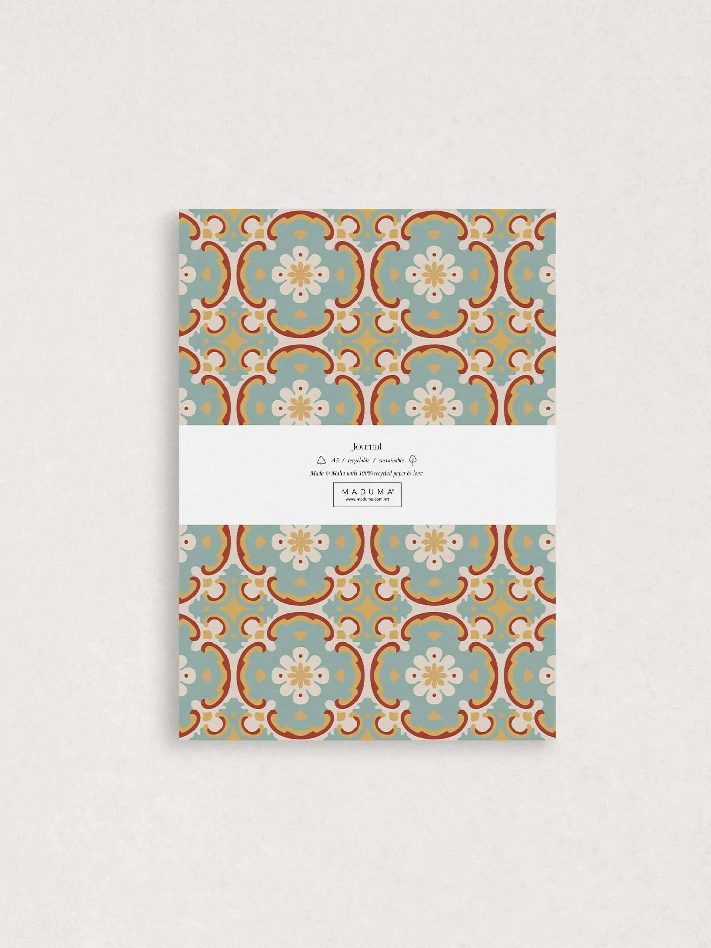 Maduma A5 Ruled Journal Turquoise