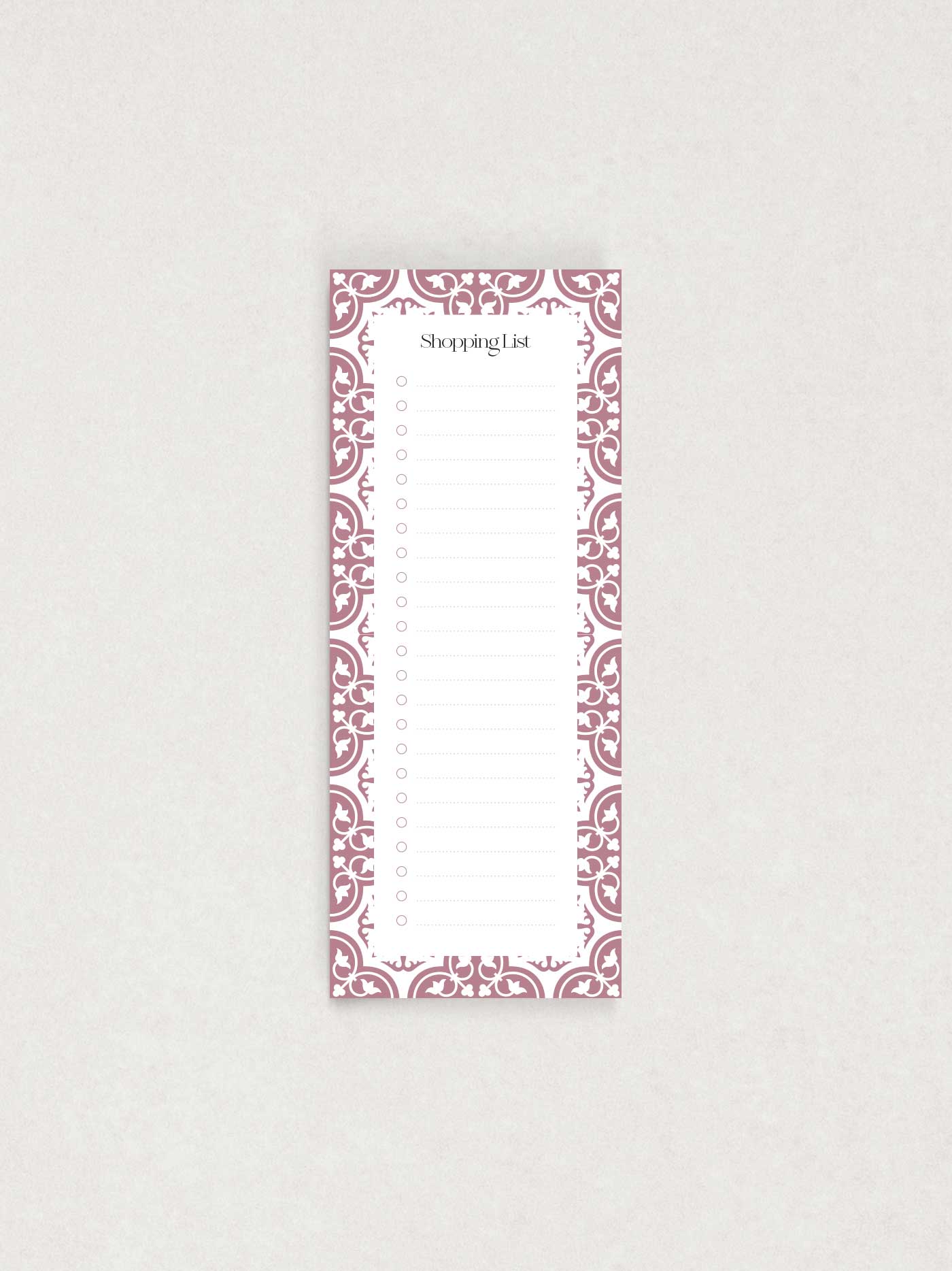 Maduma Shopping List Rosa Car