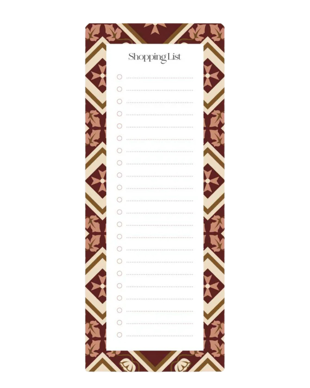 Maduma Shopping list