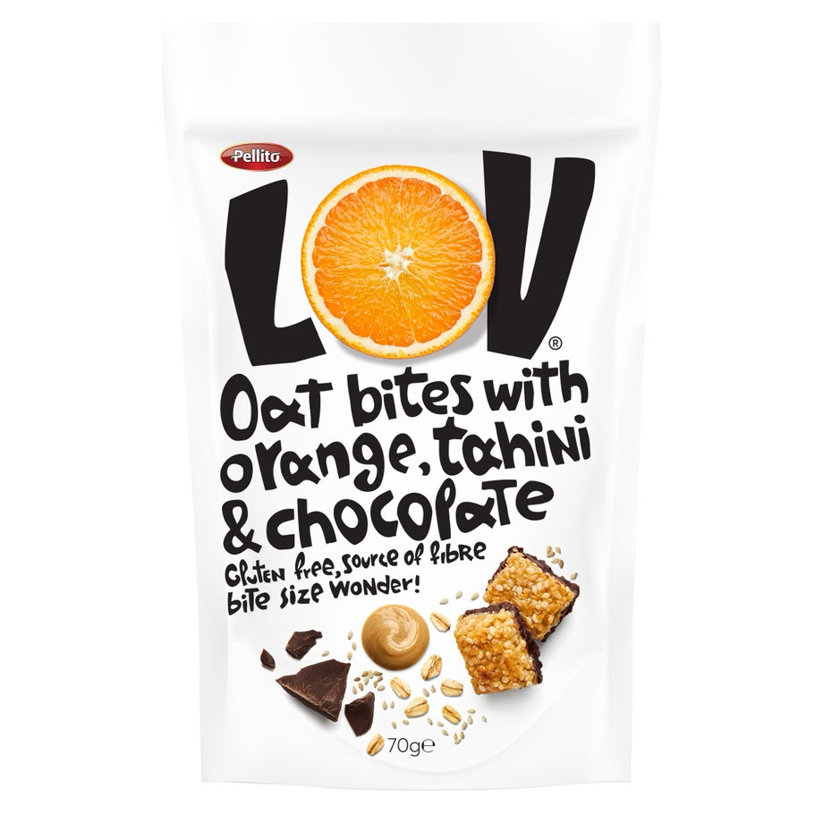 Oat Bites Orang,Tahini & Chocolate 