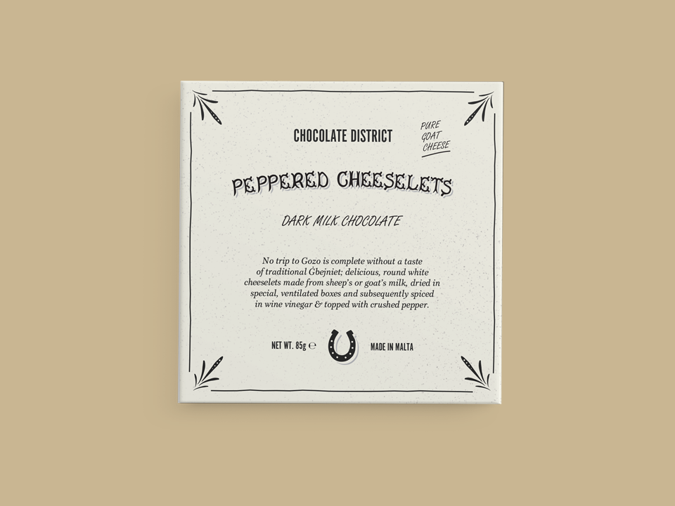 Peppered Cheeslets Dark Chocolate
