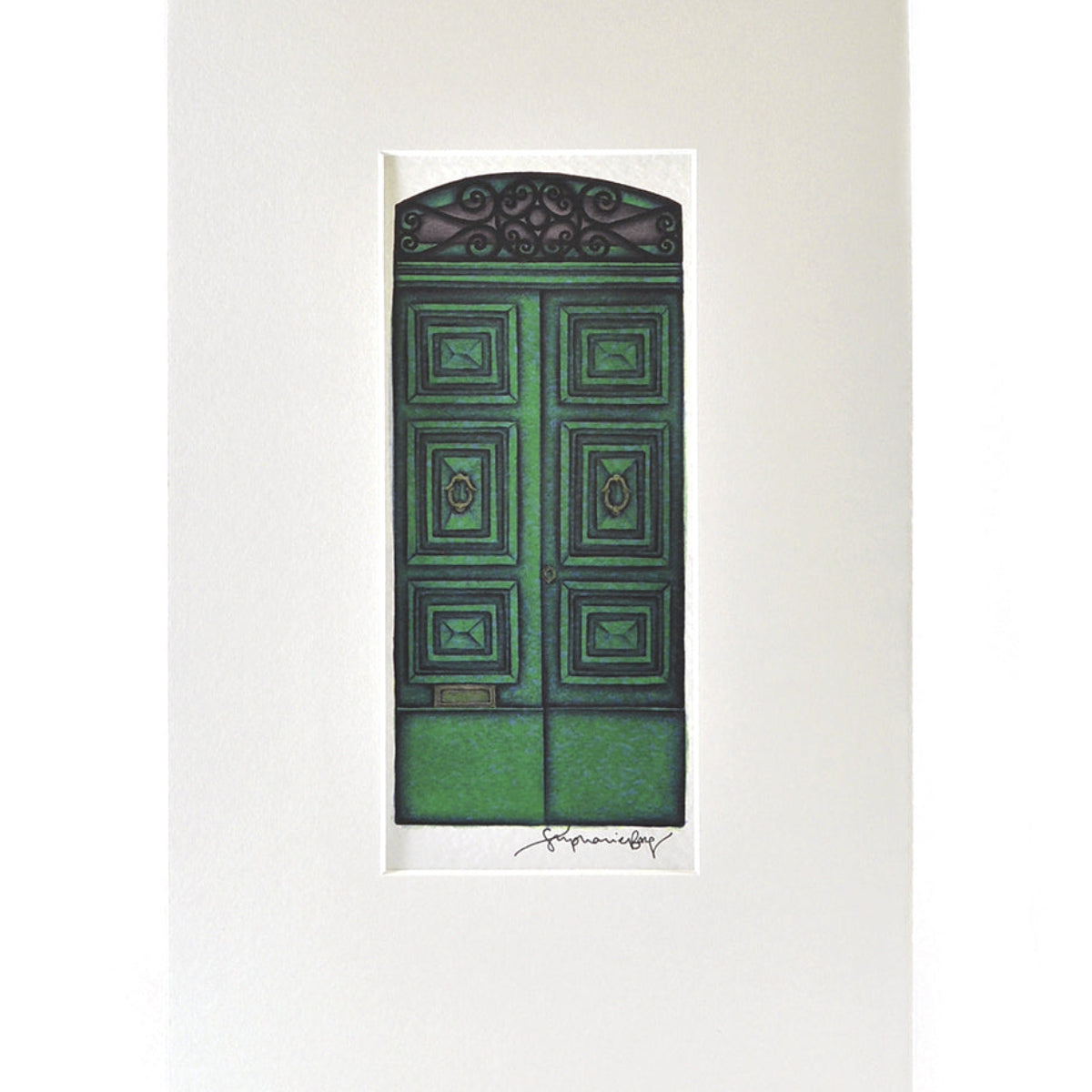 Stephanie Borg Wooden Doors H 48cm