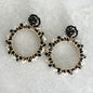 Sharp Black Handmade Earrings