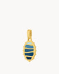 Blue Grotto Pendant + Shell Chain