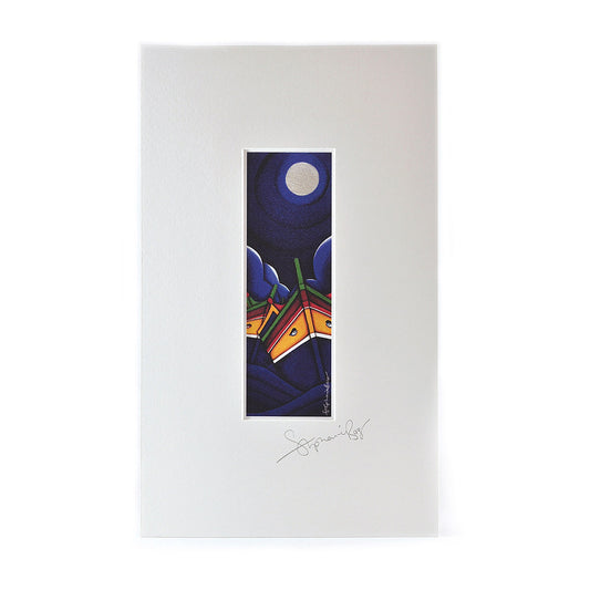 Prints Dghajjes by Moonlight