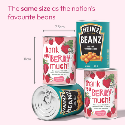 Thank You Berry Much Tin - Grow Your Own Berries | Personalise Me | Thank You Gift