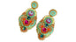 Handmade Lightweight Multicoloured Crystal Statement Earrings (YS01)