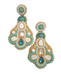 Handmade Lightweight Multicoloured Crystal Statement Earrings (YS13)