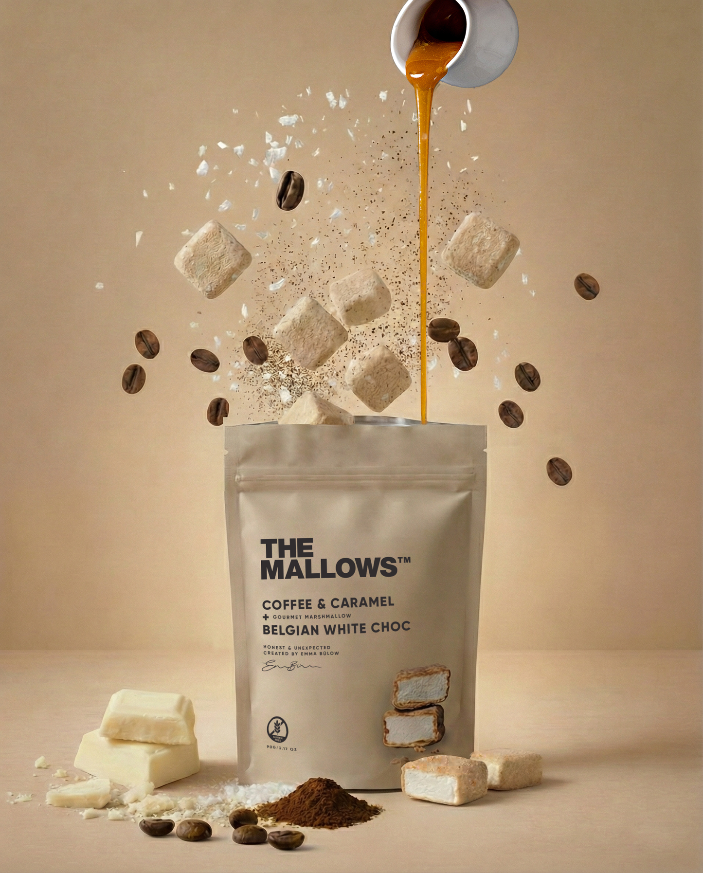 COFFEE & CARAMEL + SALT & WHITE CHOC 90g