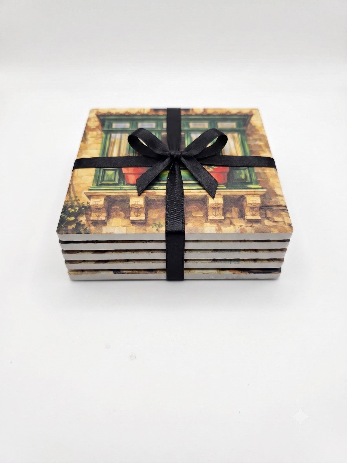 Maltese Streets (Pack Of 4 Coasters)