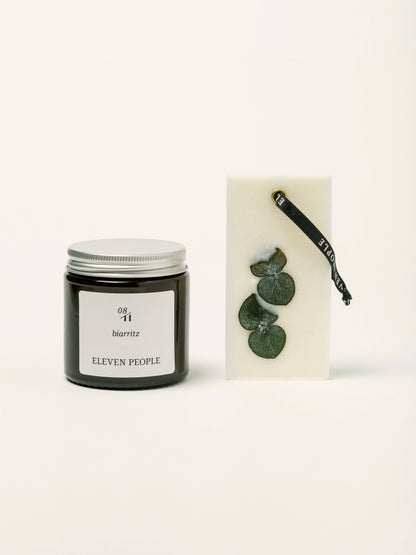 Gift Pack Candle + Wax Bar Air Freshener: 08. BIARRITZ
