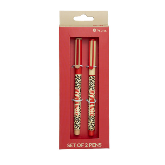 Pens "My Wild Week" set of 2