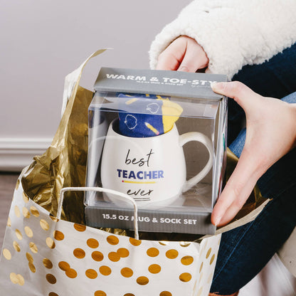 Best Teacher Ever - Mug and Sock Set