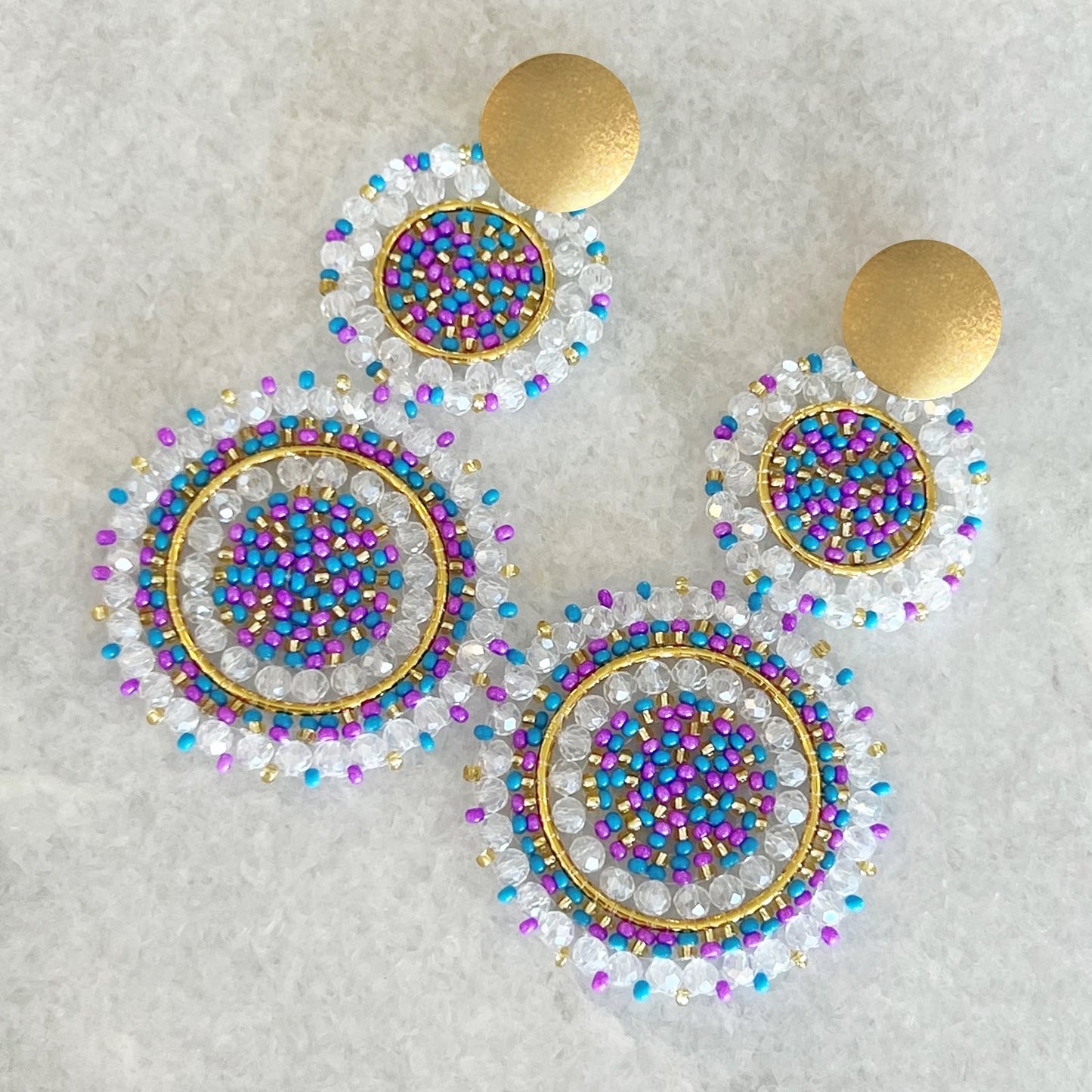 Handmade Crystal Earrings