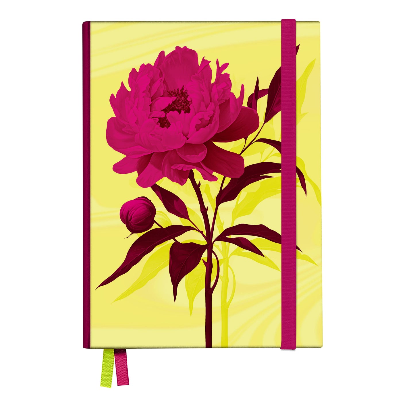 Notebook 3D pink with Mignon Papaver