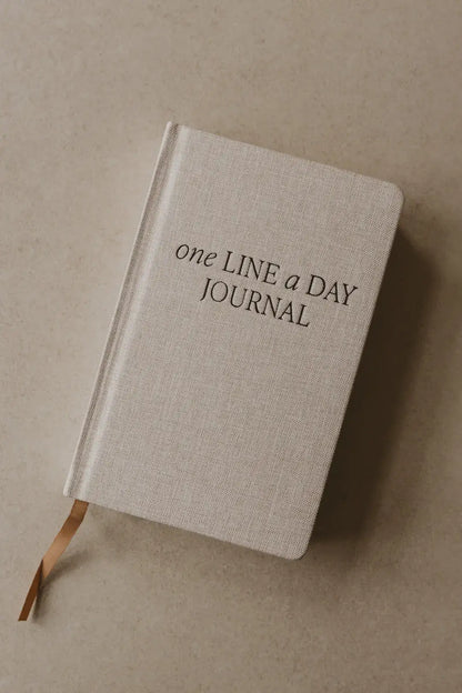 One Line A Day Fabric Journal