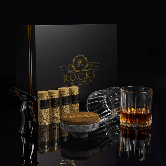 The Whiskey & Cocktail Smoker Kit Gift Set