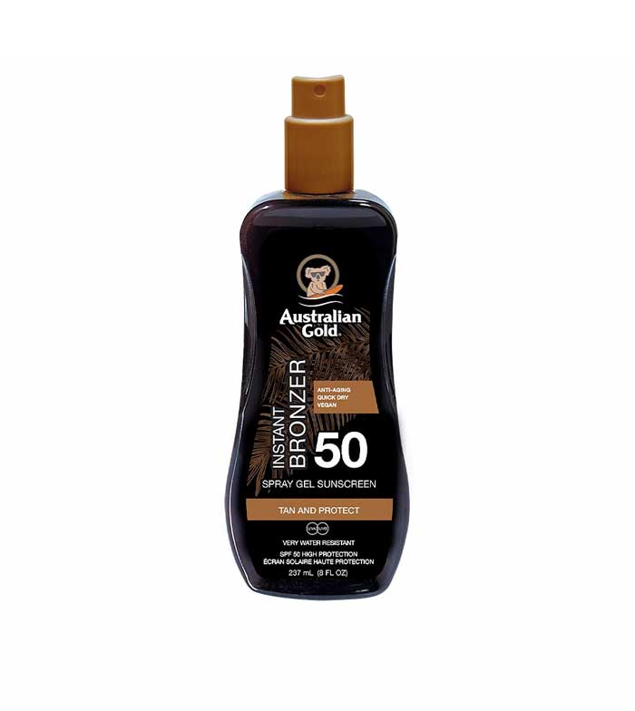 Instant Bronzer Spray Gel Sunscreen 50 (237ml)