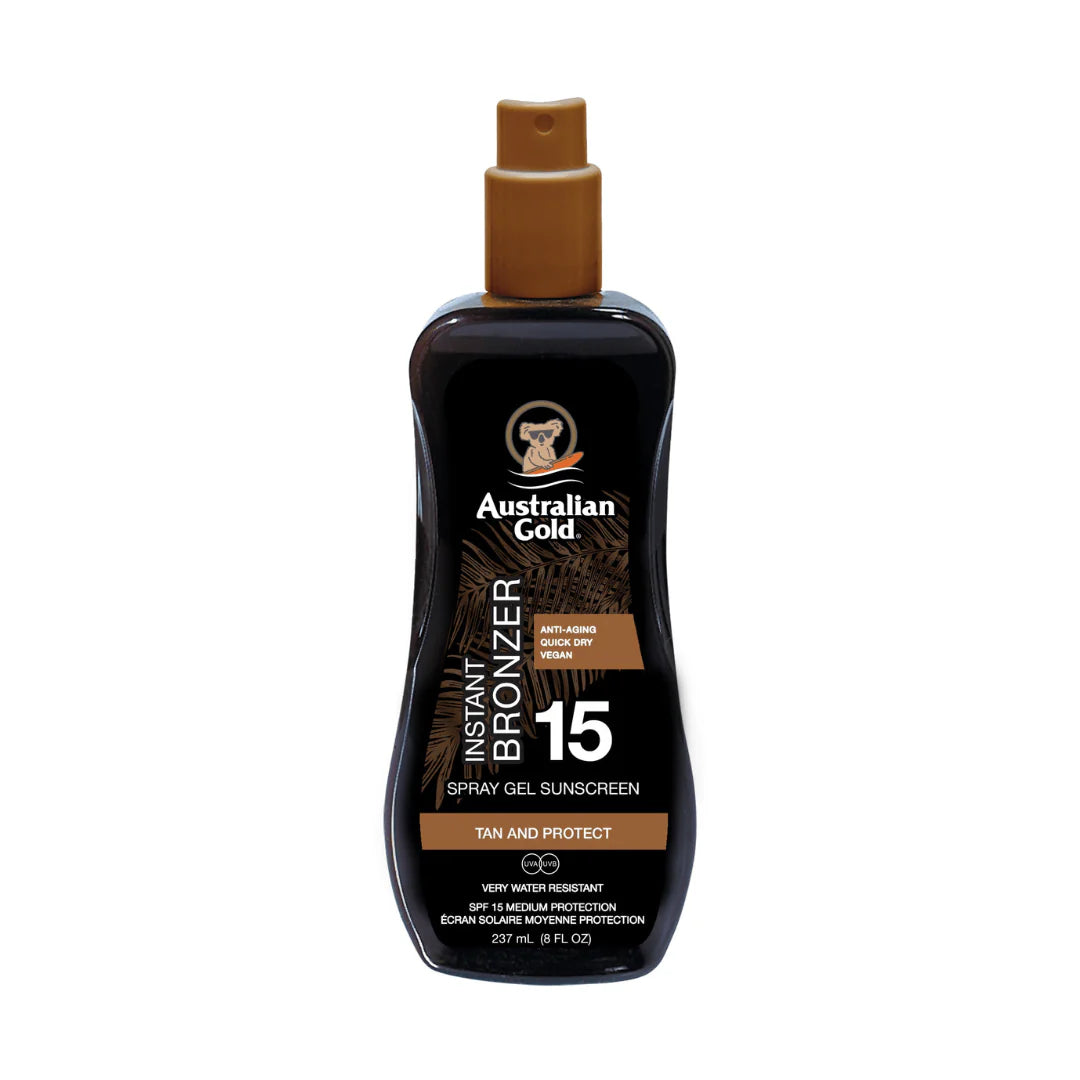 Instant Bronzer Spray Gel Sunscreen 15 (237ml)
