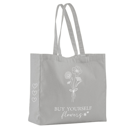 Cotton Bag "Buy Yourself Flowers"